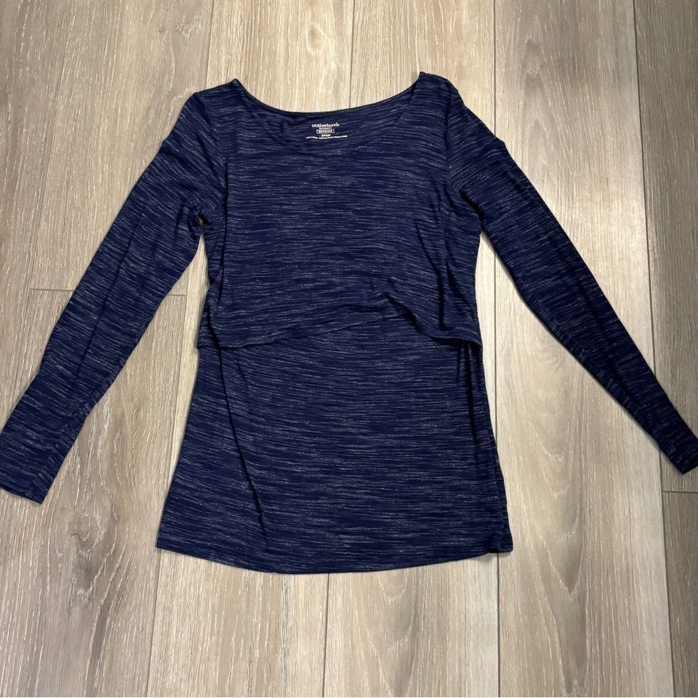 MOTHERHOOD MATERNITY SMALL Long Sleeve Nursing Top
